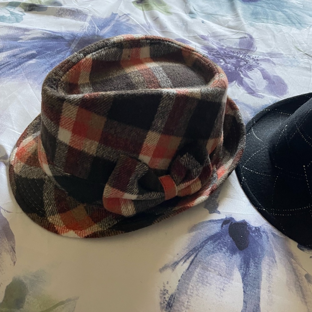 Plaid hat
